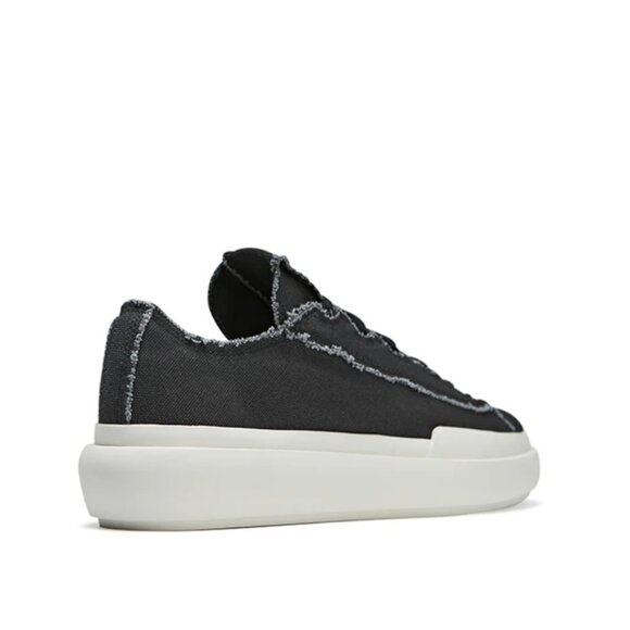 adidas Y-3 Nizza Low Black Off White ID1463w Mens 8 US New in Box 41 1/3 EUR - Picture 4 of 15